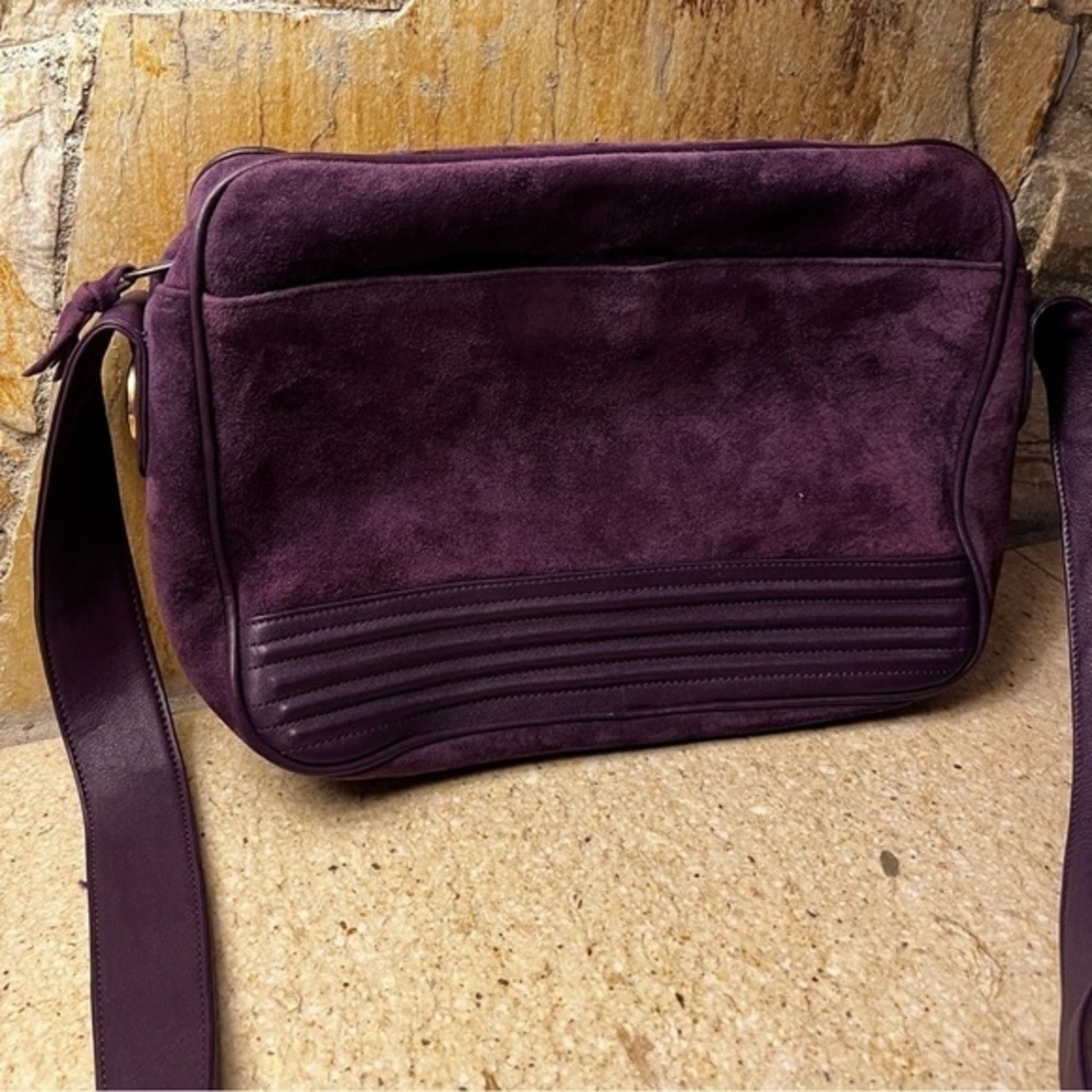 House of Fraser purse Genuine leather in a rich shade of plum purple